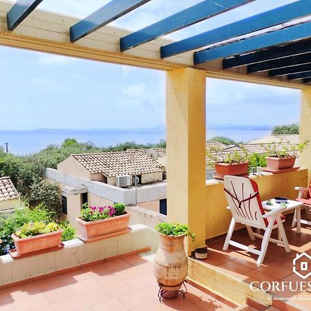 Villa Mira El Mar By Corfuescapes Barbati Exterior foto