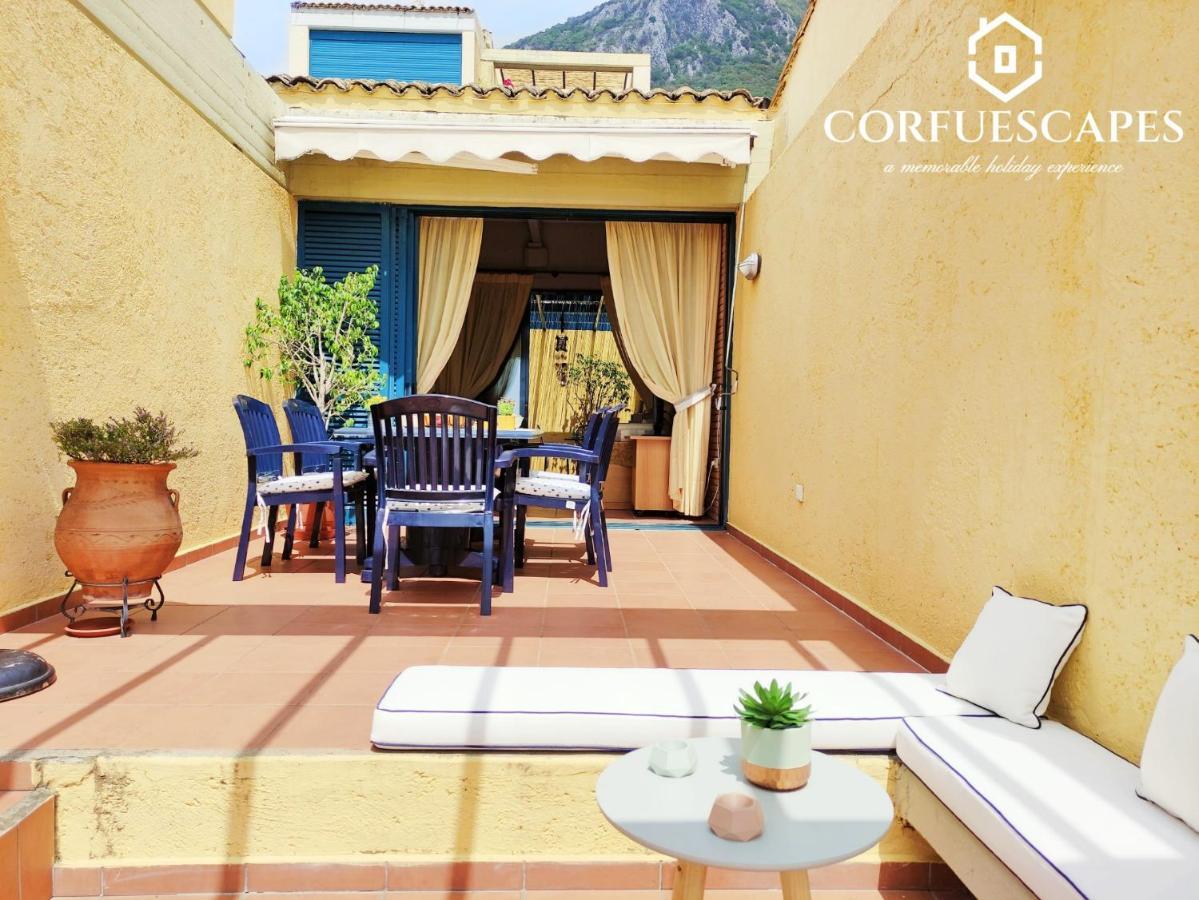 Villa Mira El Mar By Corfuescapes Barbati Exterior foto
